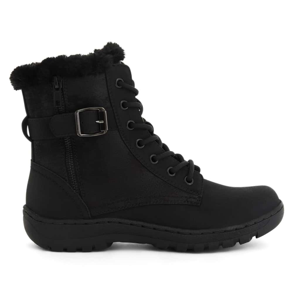 Elf Boot in Black On Black