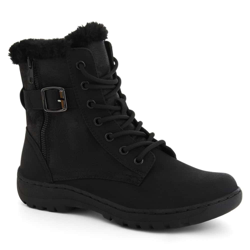 Elf Boot in Black On Black