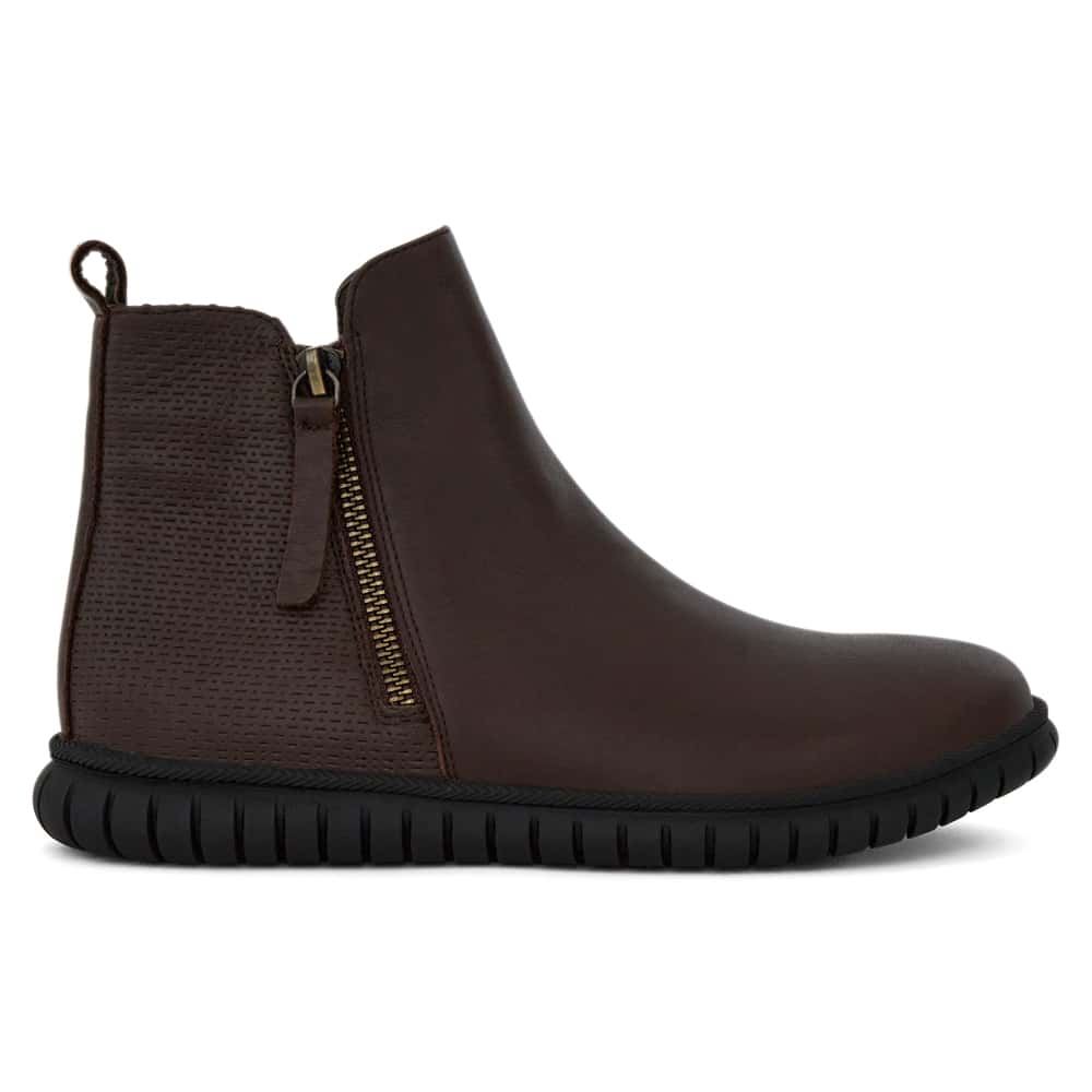 Factor Boot in Chocolate  Leather