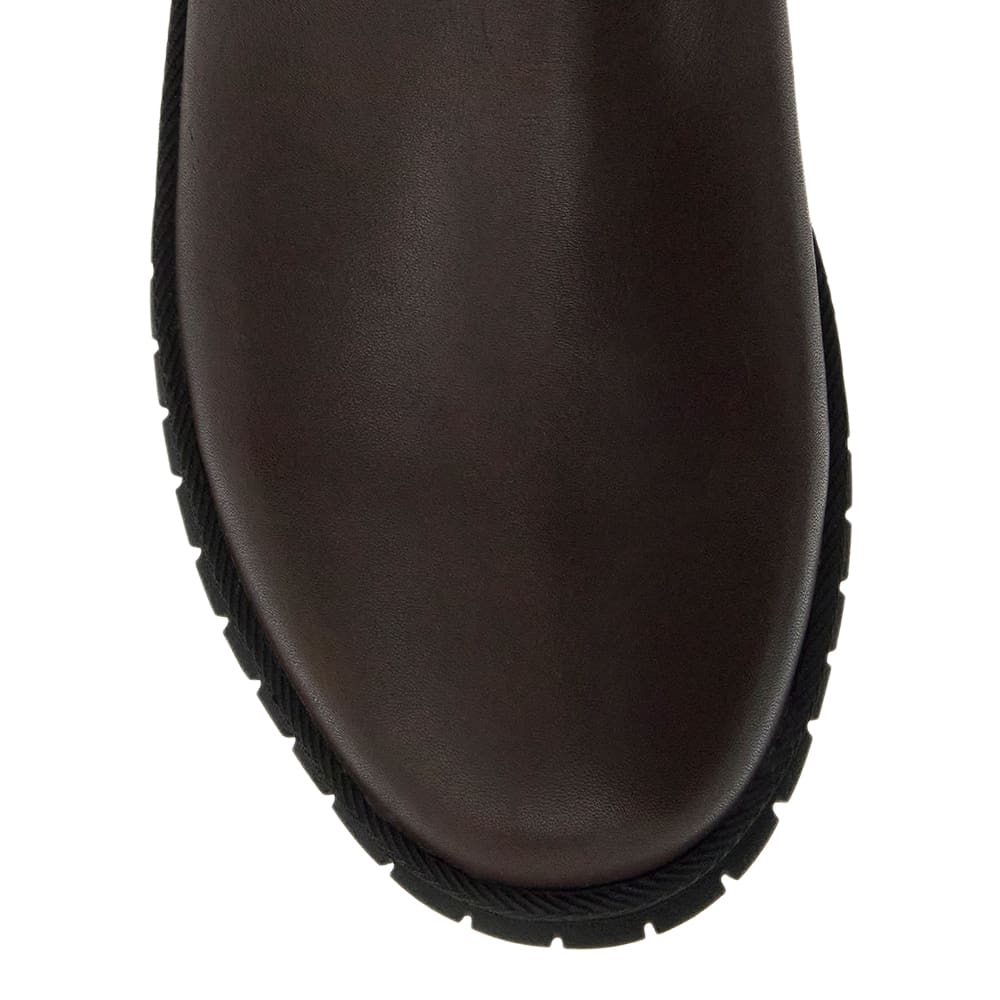 Factor Boot in Chocolate  Leather