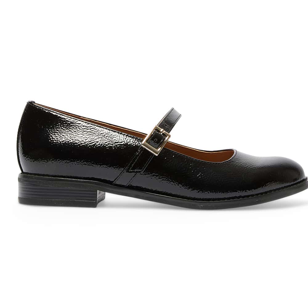 Gabriel Ballet Flat in Black Patent