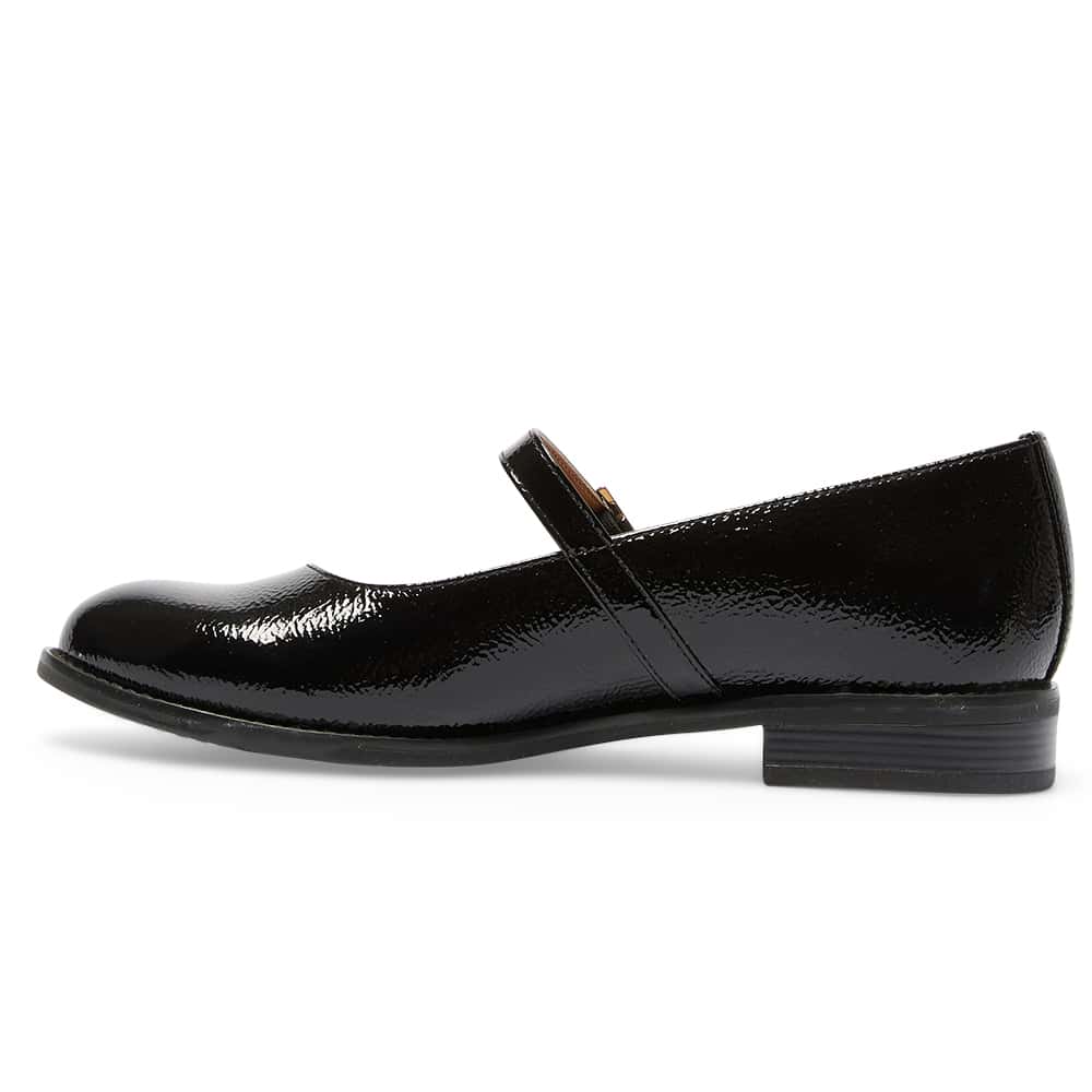 Gabriel Ballet Flat in Black Patent