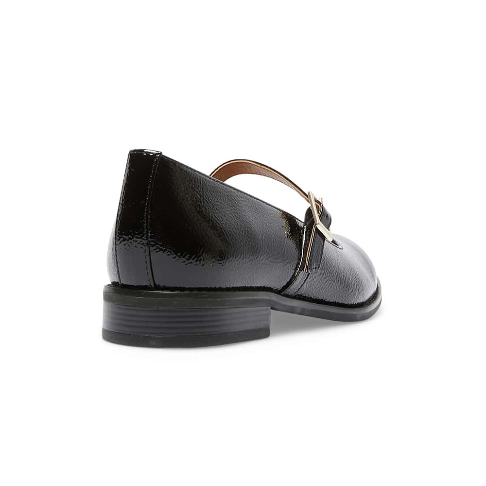 Gabriel Ballet Flat in Black Patent
