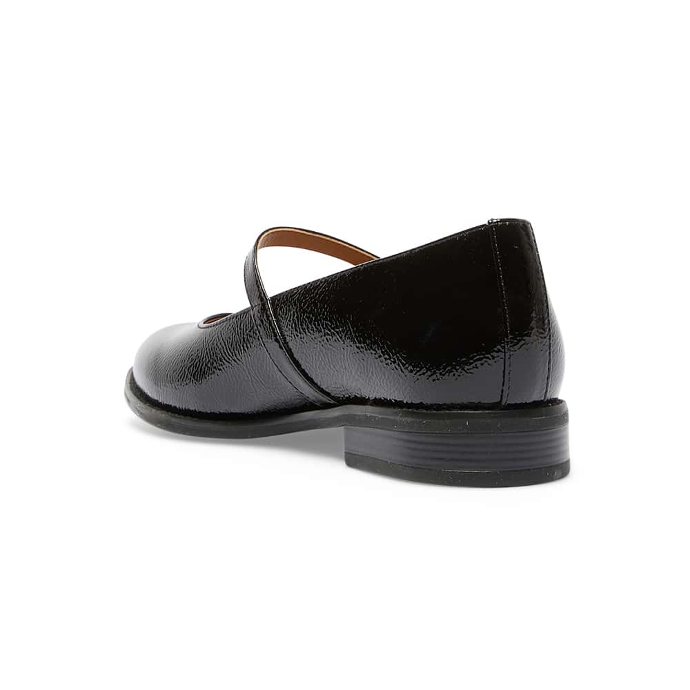 Gabriel Ballet Flat in Black Patent