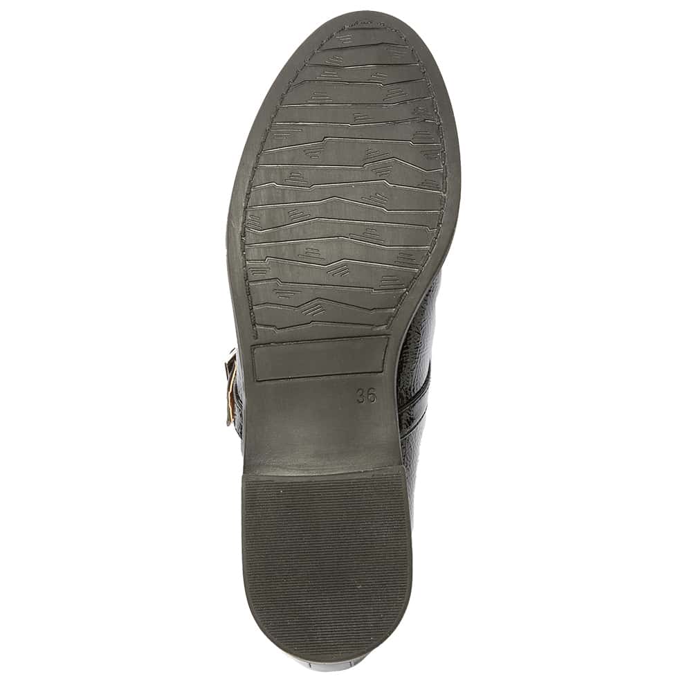 Gabriel Ballet Flat in Black Patent