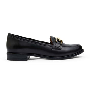 Easy Steps Gala Loafer in Black Leather