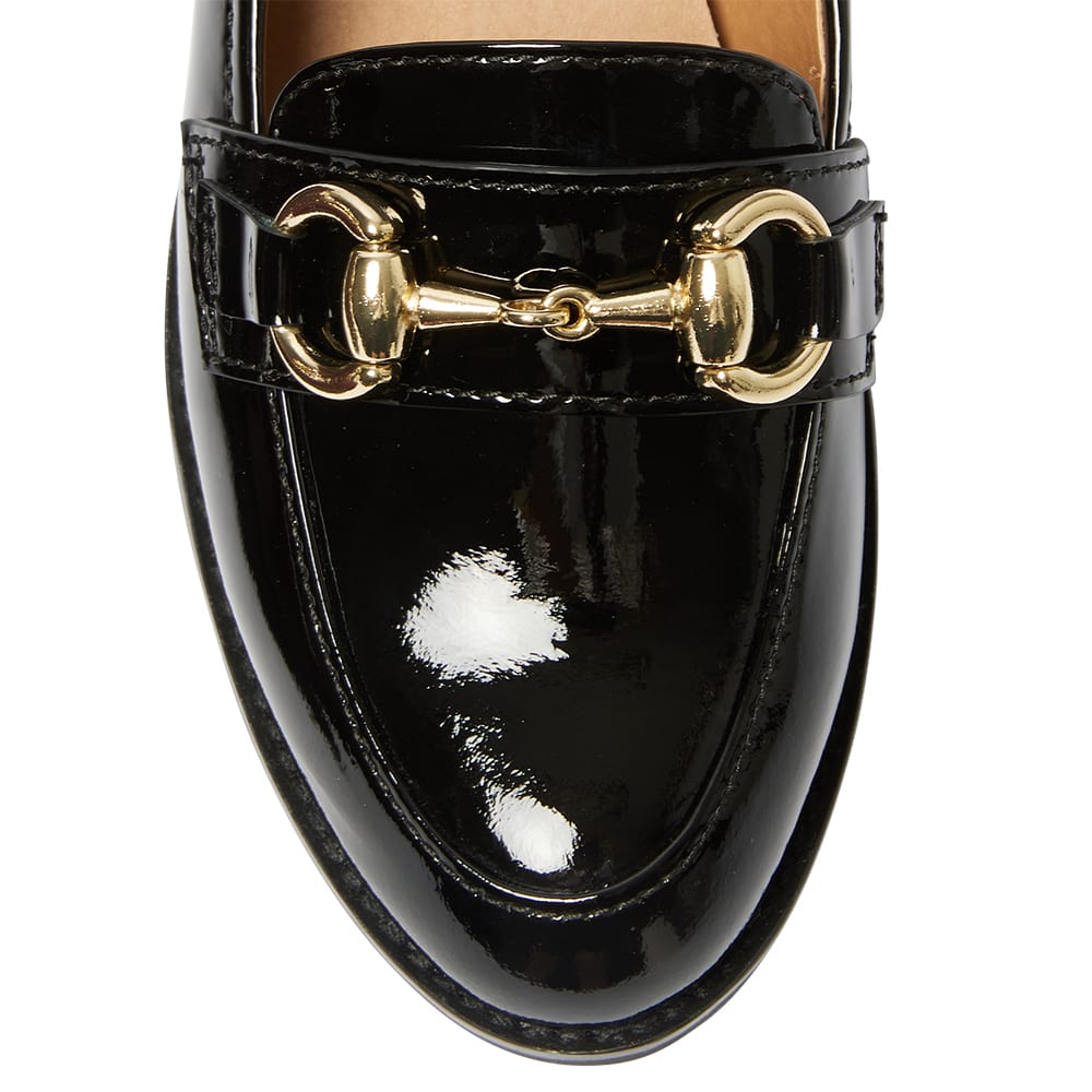 Gala Loafer in Black Patent