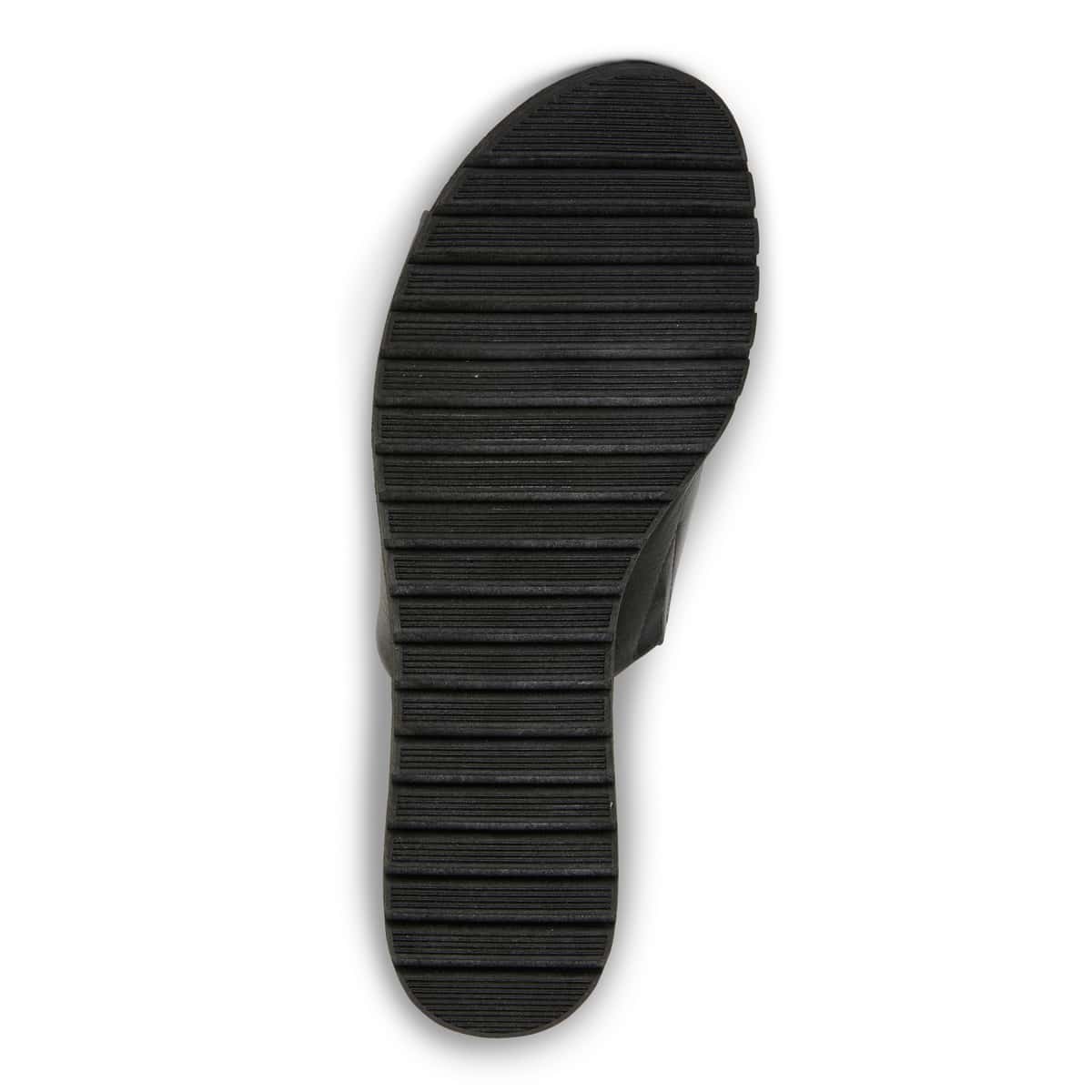 Genoa Slide in Black Leather