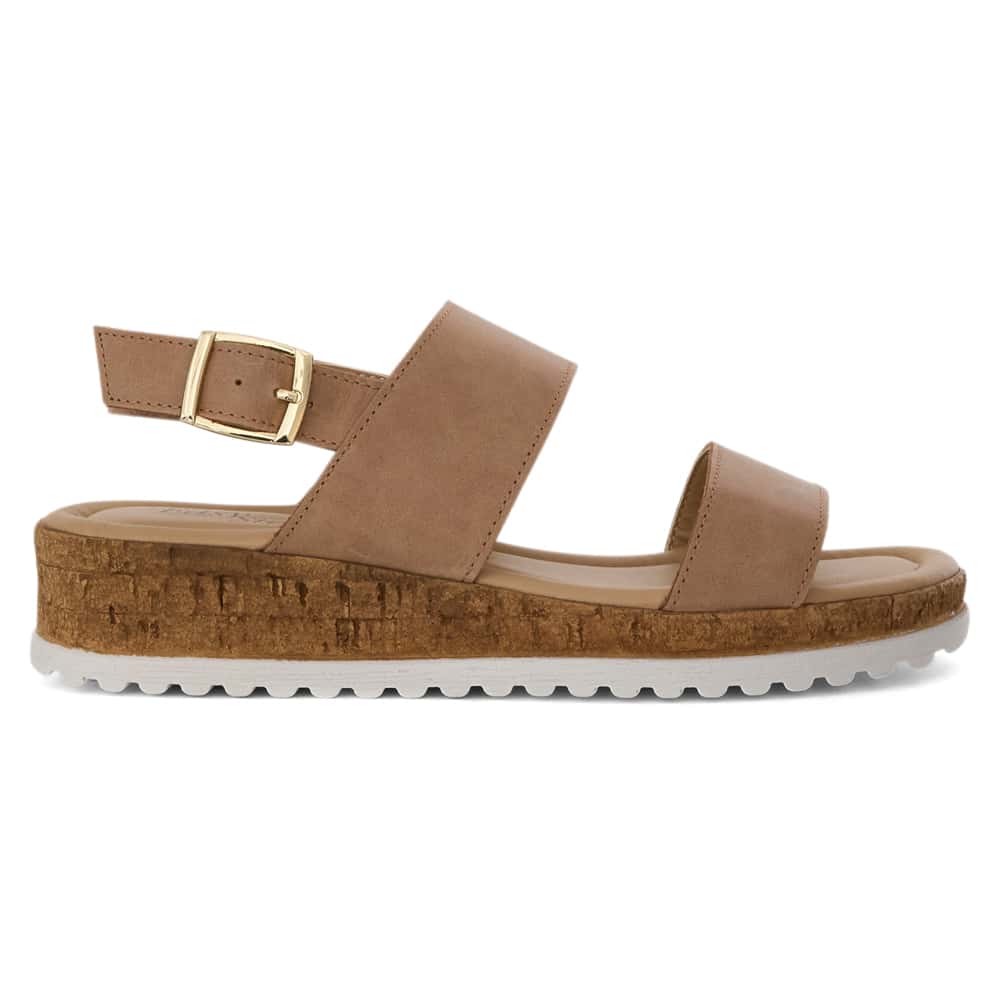 Ibis Wedge in Camel Leather