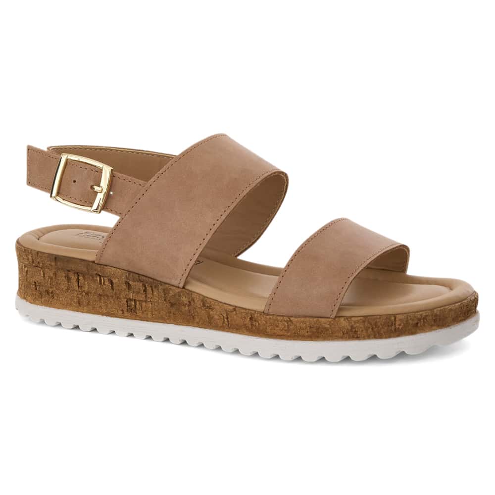 Ibis Wedge in Camel Leather