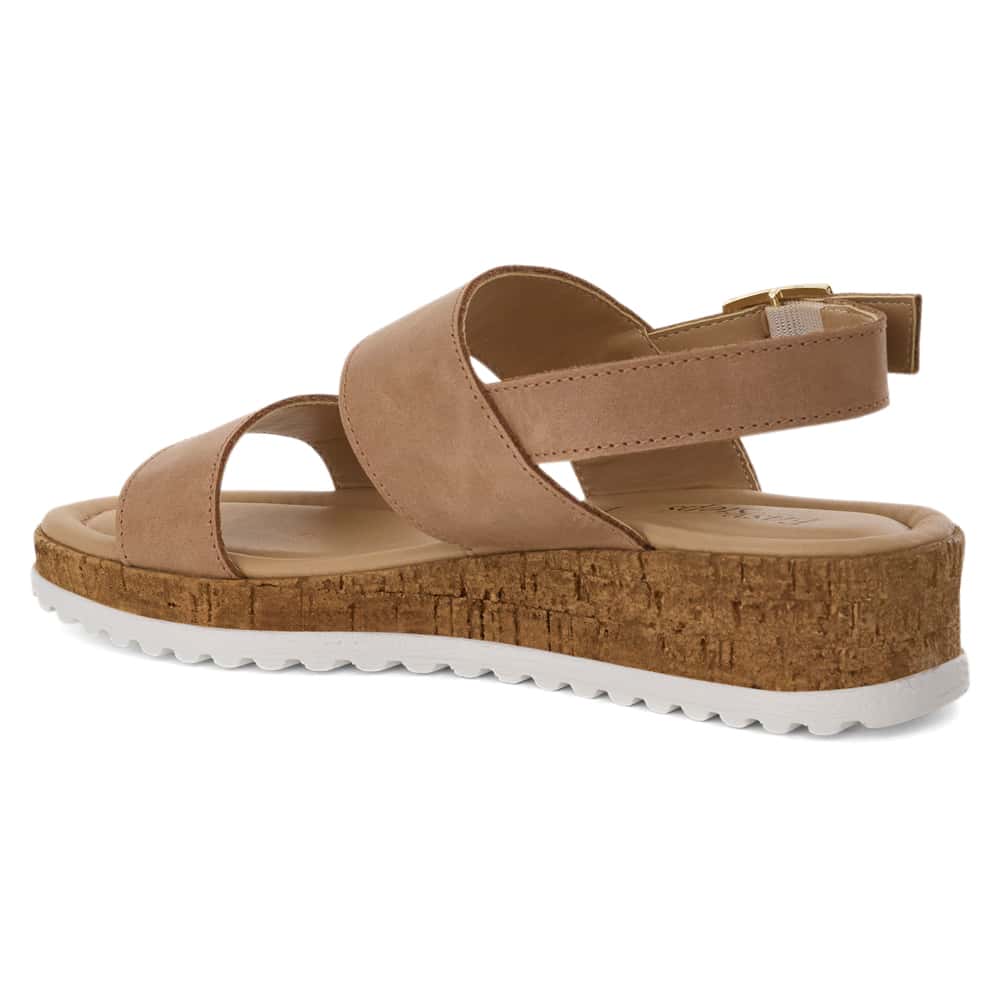 Ibis Wedge in Camel Leather