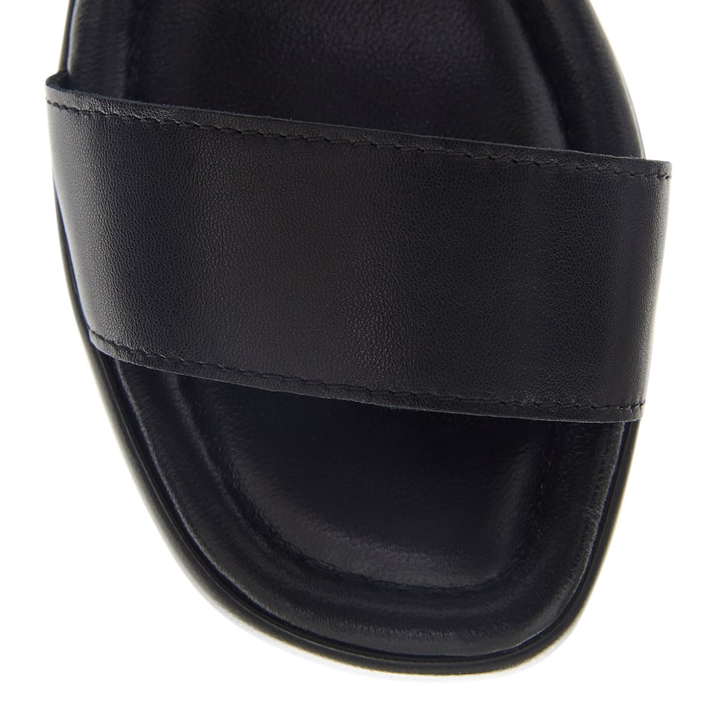 Imagine Heel in Black Leather