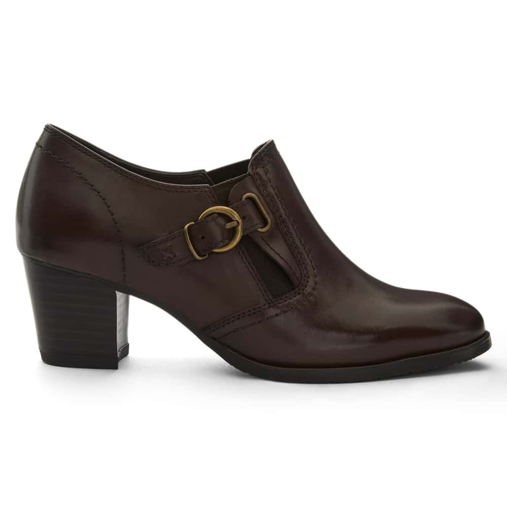 Irene Boot in Brown Leather