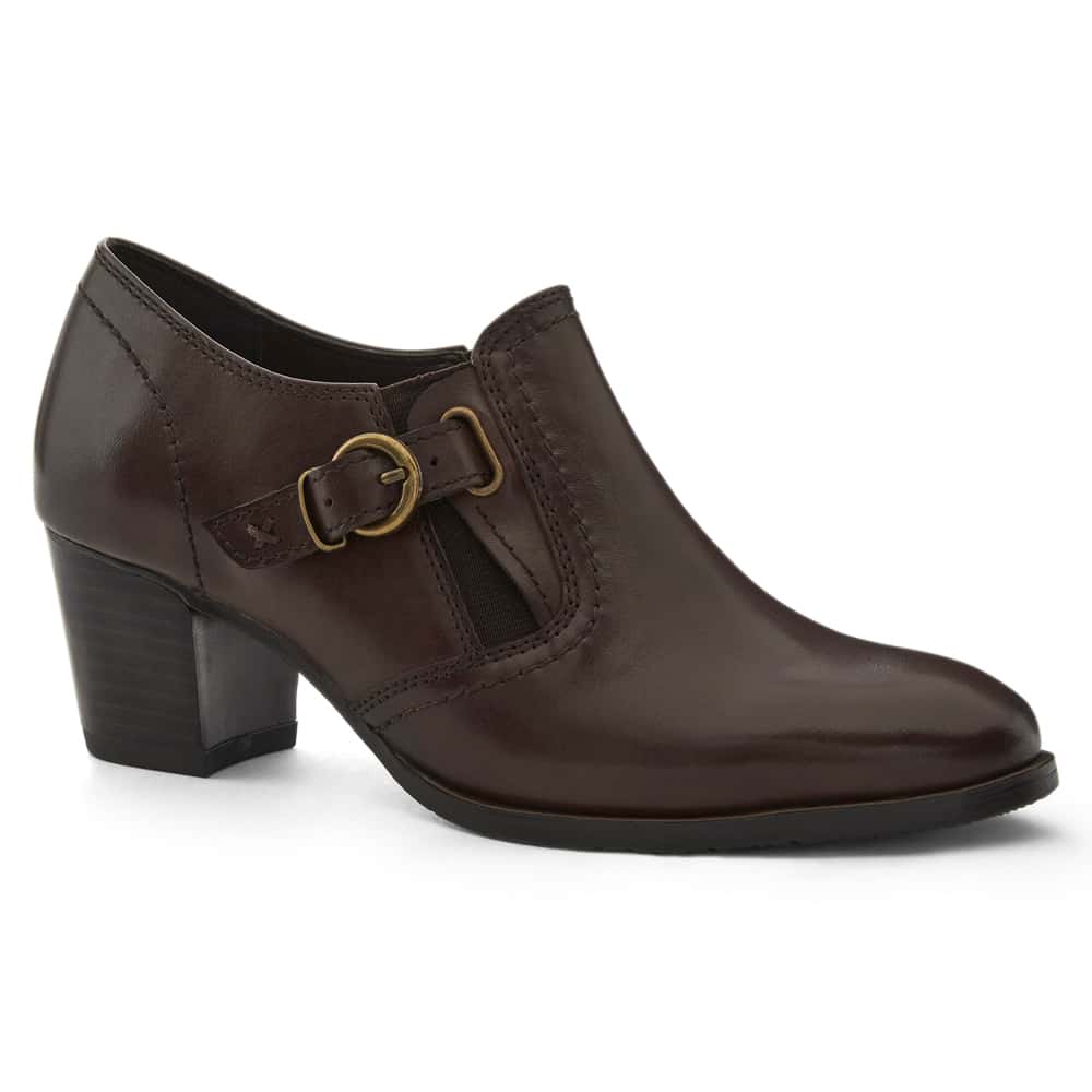Irene Boot in Brown Leather