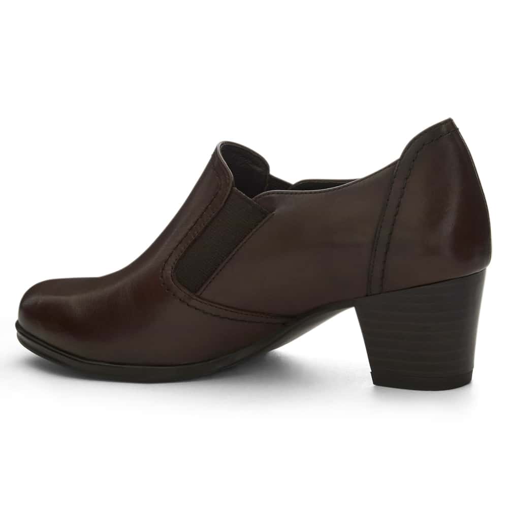 Irene Boot in Brown Leather