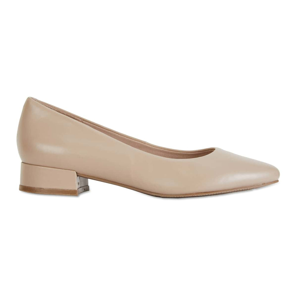 Janine Pumps in Nude Leather