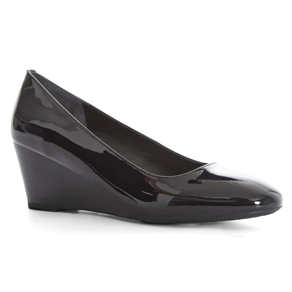 Jenson Heel in Black Patent