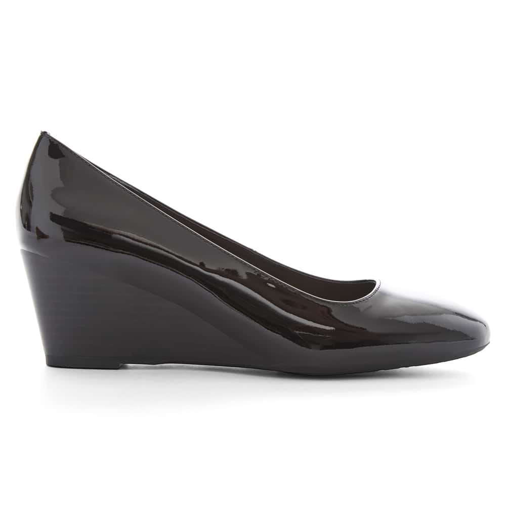 Jenson Heel in Black Patent