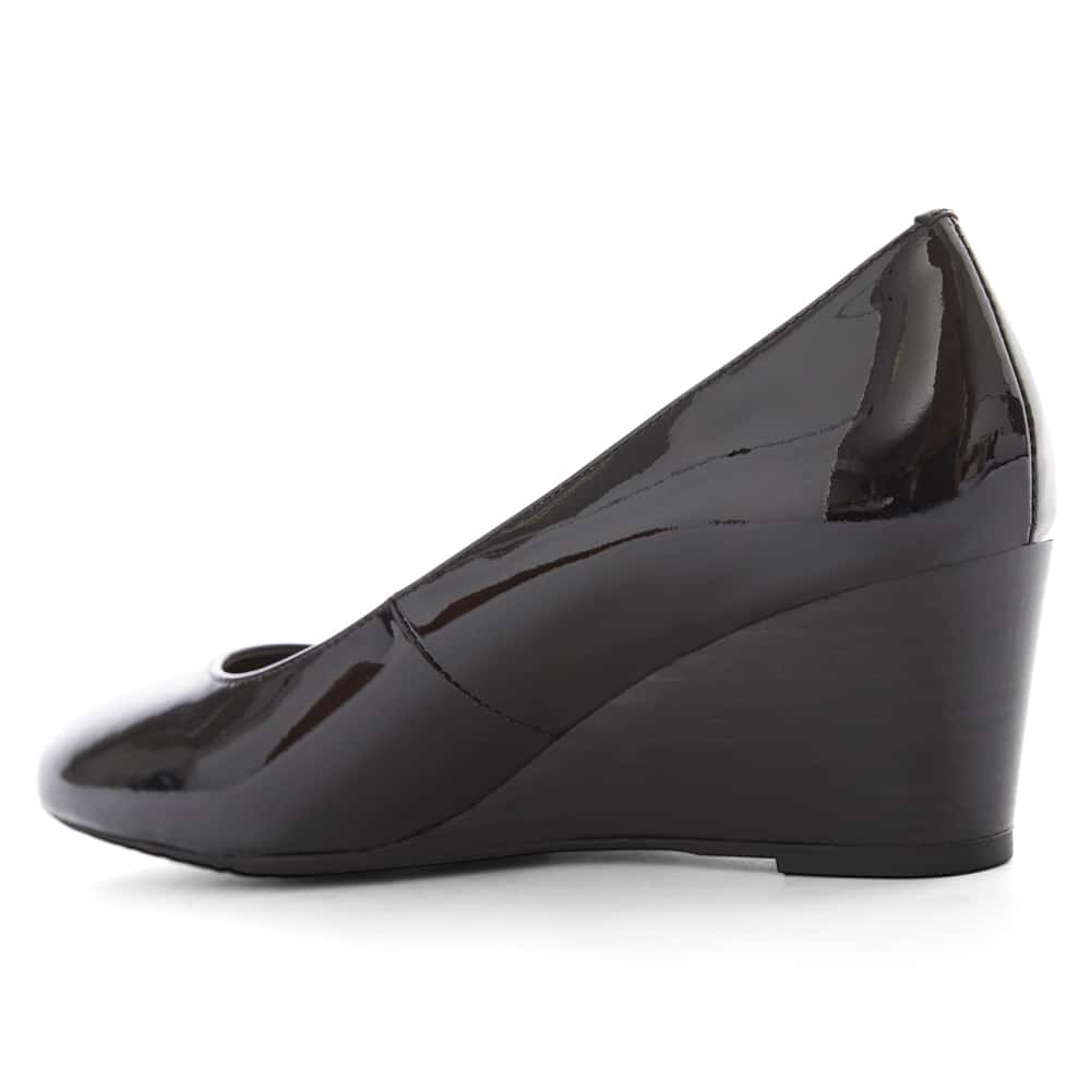 Jenson Heel in Black Patent