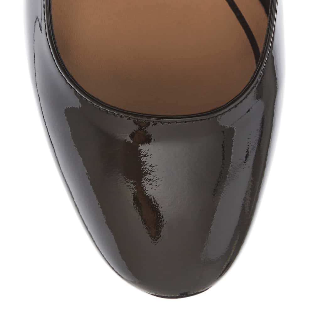 Jenson Heel in Black Patent