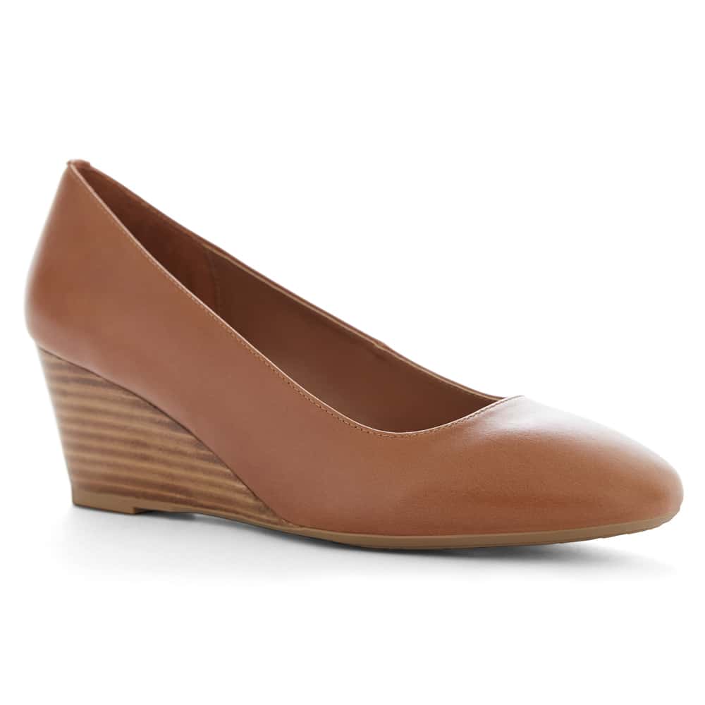 Jenson Heel in Cognac Leather