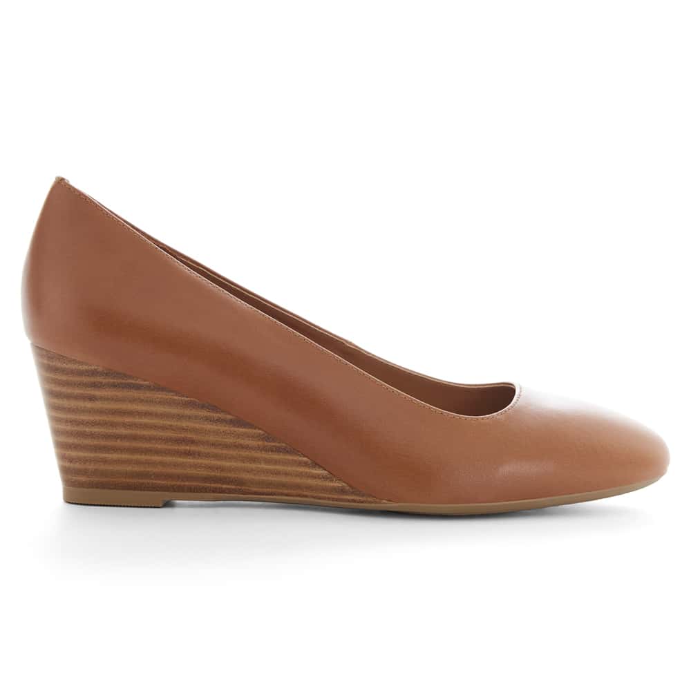 Jenson Heel in Cognac Leather