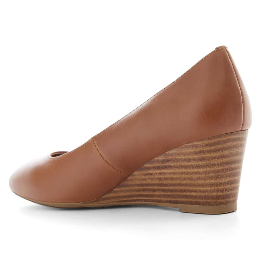 Jenson Heel in Cognac Leather