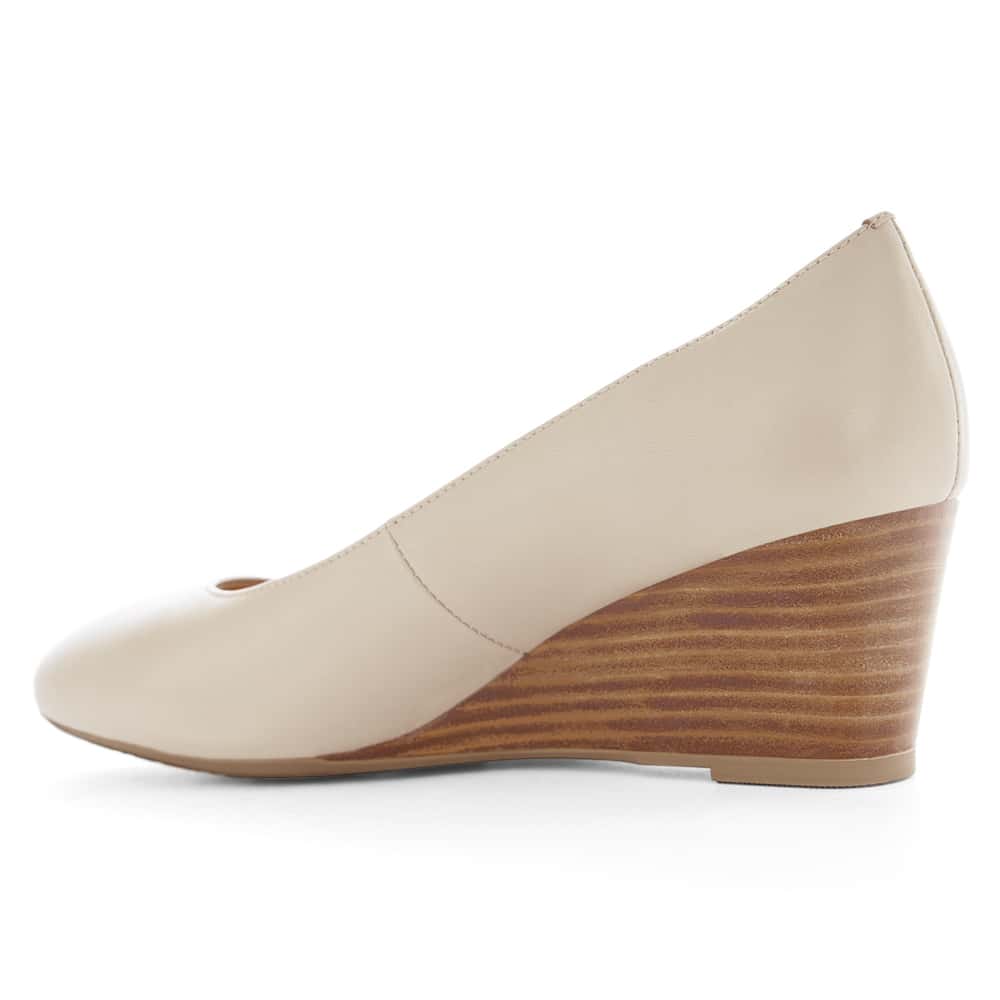 Jenson Heel in Nude Leather