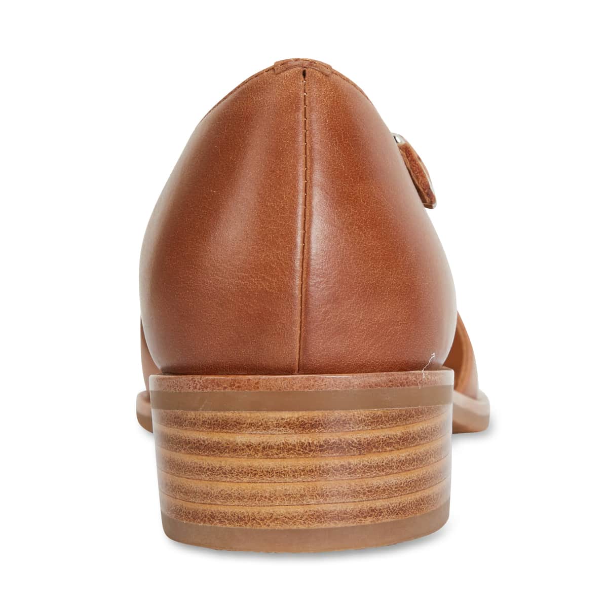 Jesinta Heel in Tan Leather
