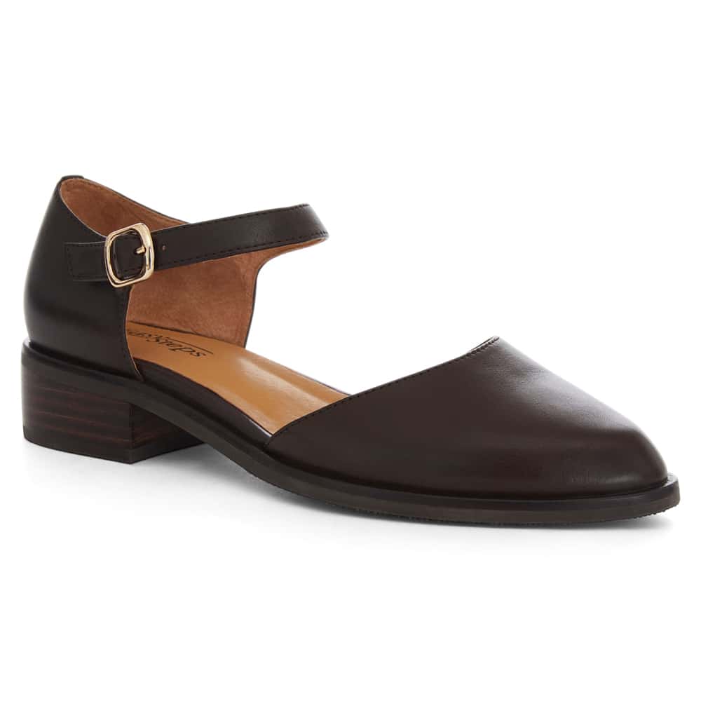 Jesinta Heel in Chocolate Glove Leather