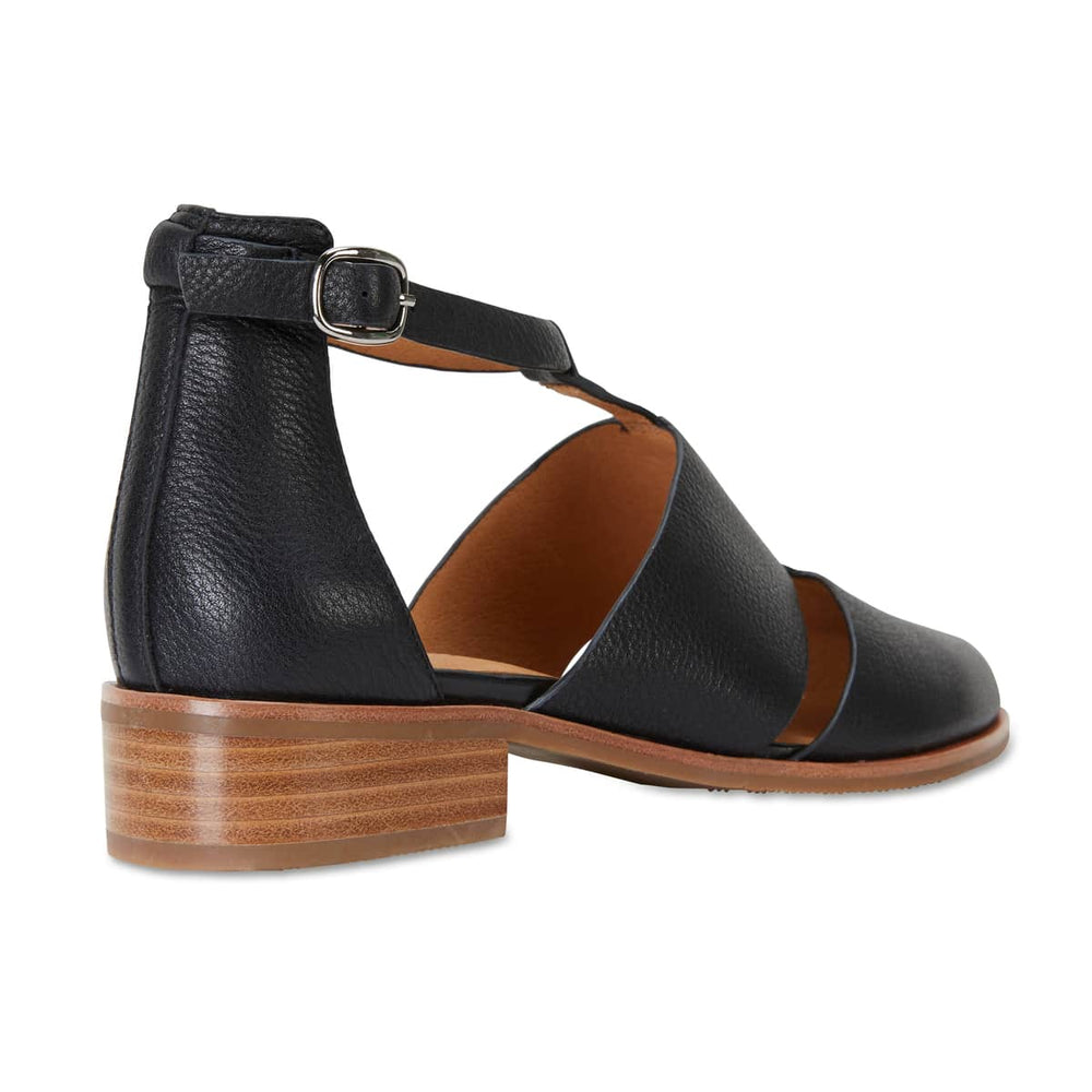 Jocelyn Ballet Flat in Black Leather
