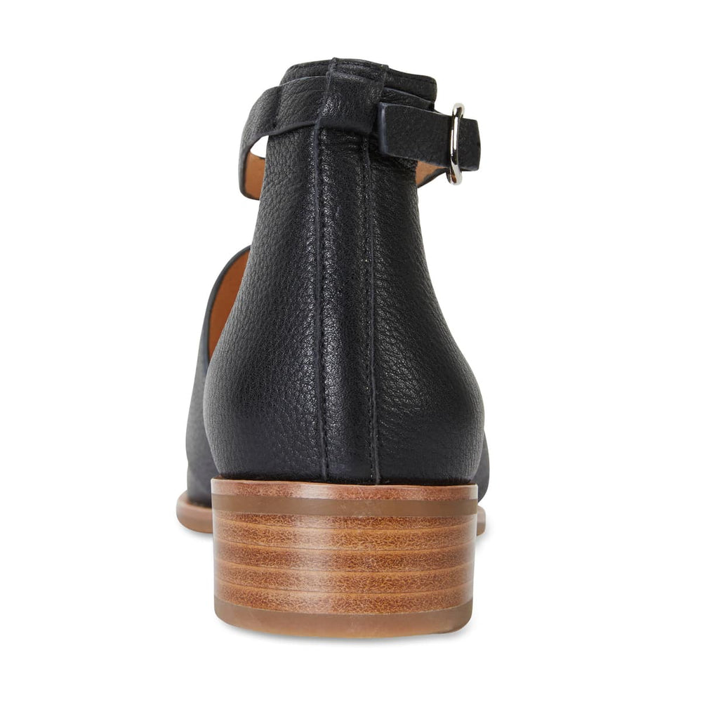 Jocelyn Ballet Flat in Black Leather
