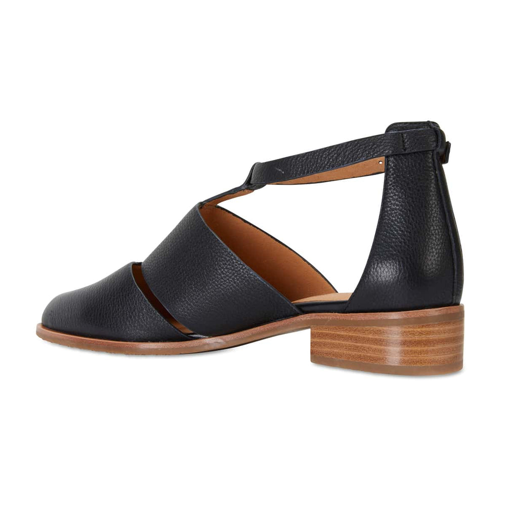 Jocelyn Ballet Flat in Black Leather