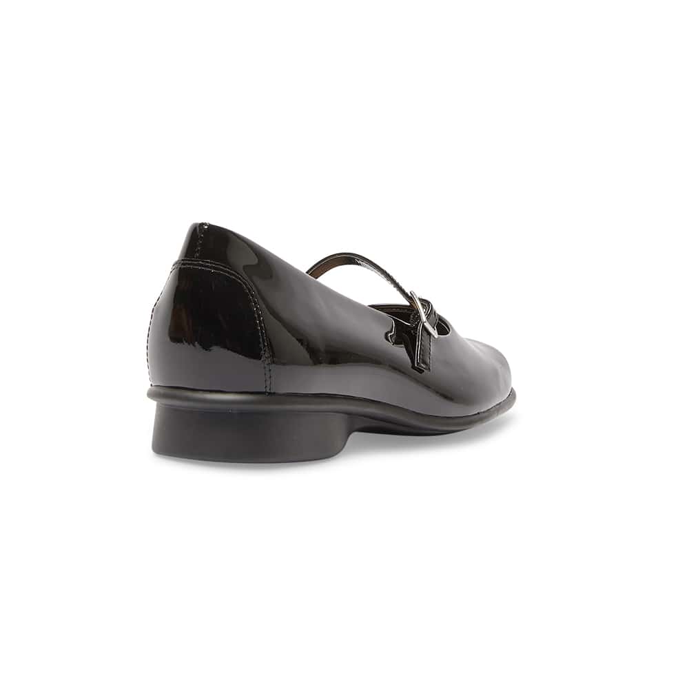Katrina Ballet Flat in Black Patent