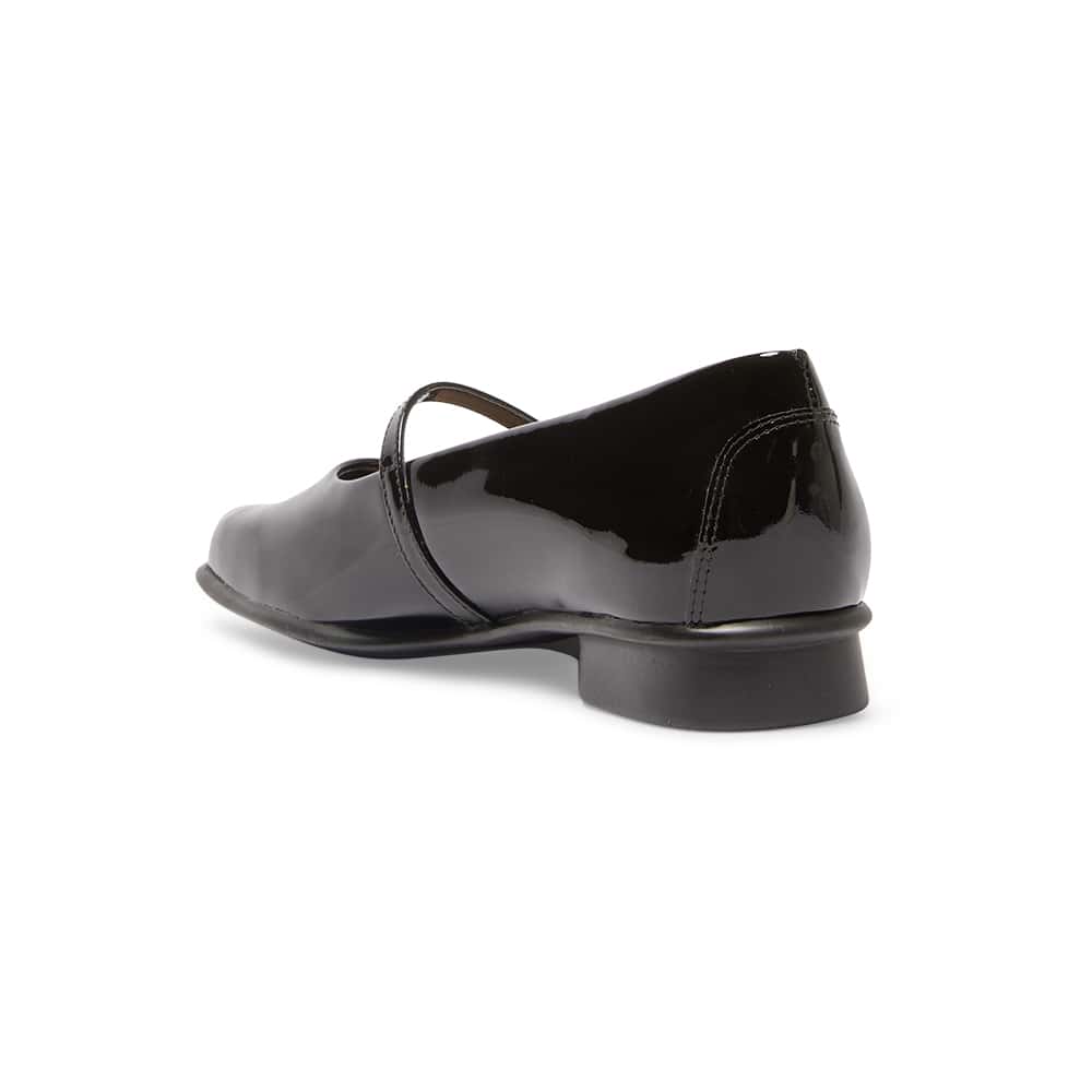 Katrina Ballet Flat in Black Patent
