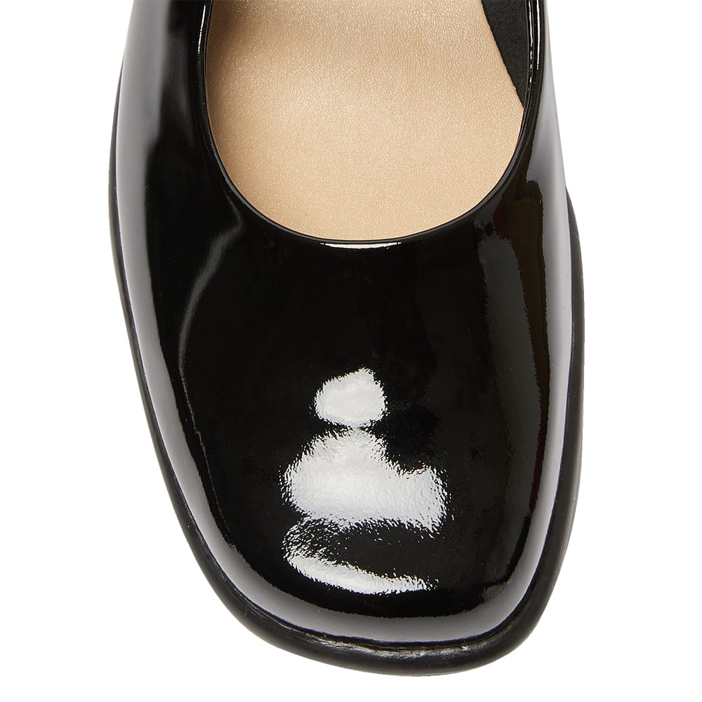 Katrina Ballet Flat in Black Patent