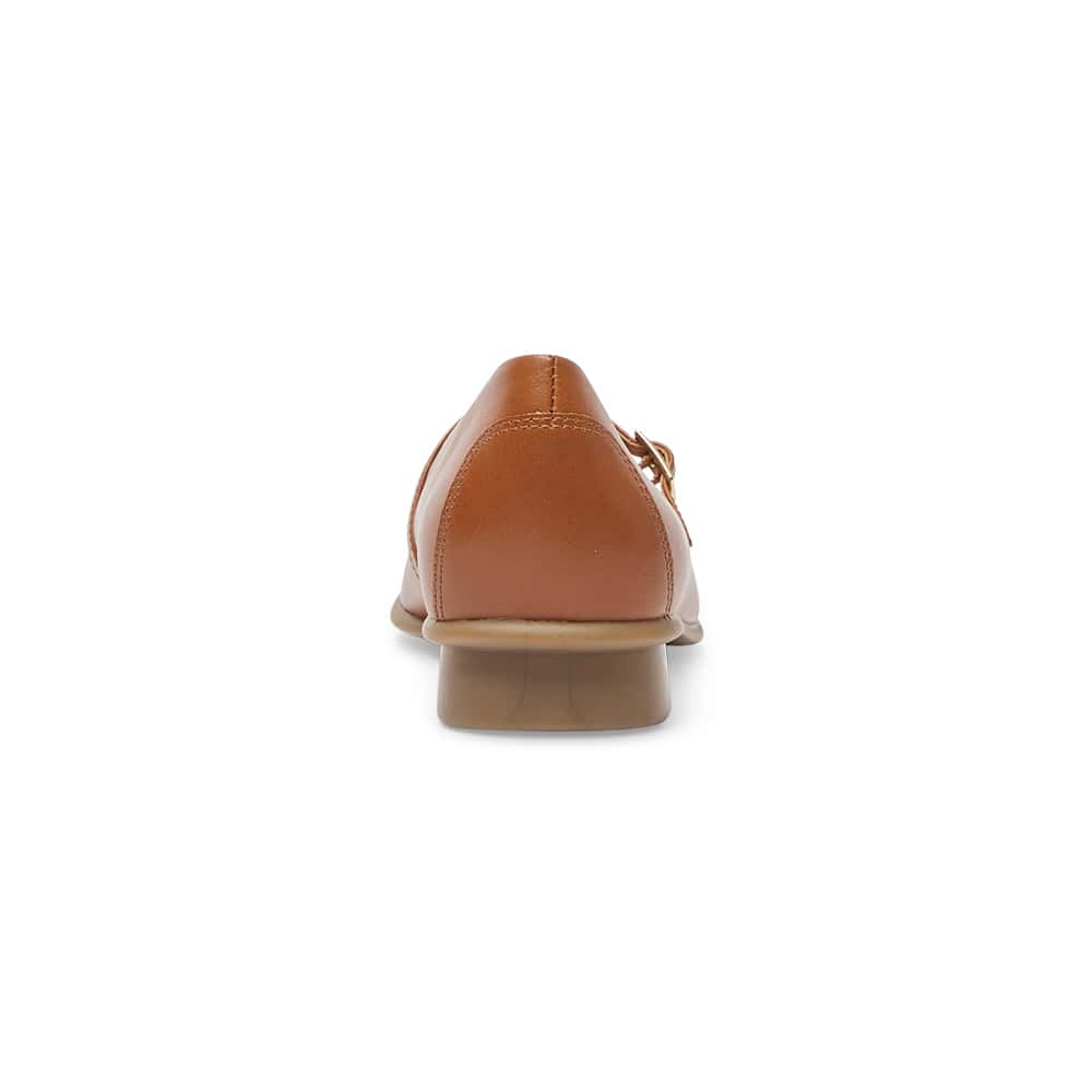 Katrina Ballet Flat in Cognac Leather