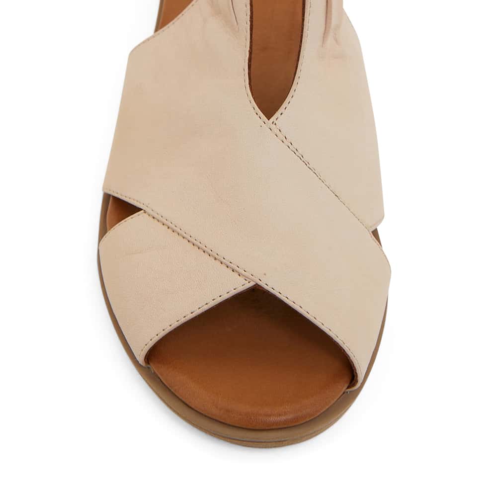 Laguna Sandal in Blush And Cognac Leather