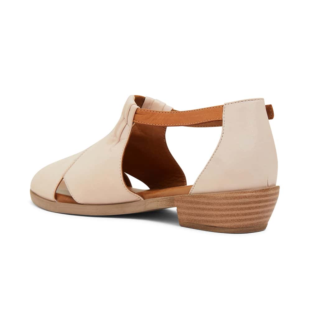 Laguna Sandal in Blush And Cognac Leather