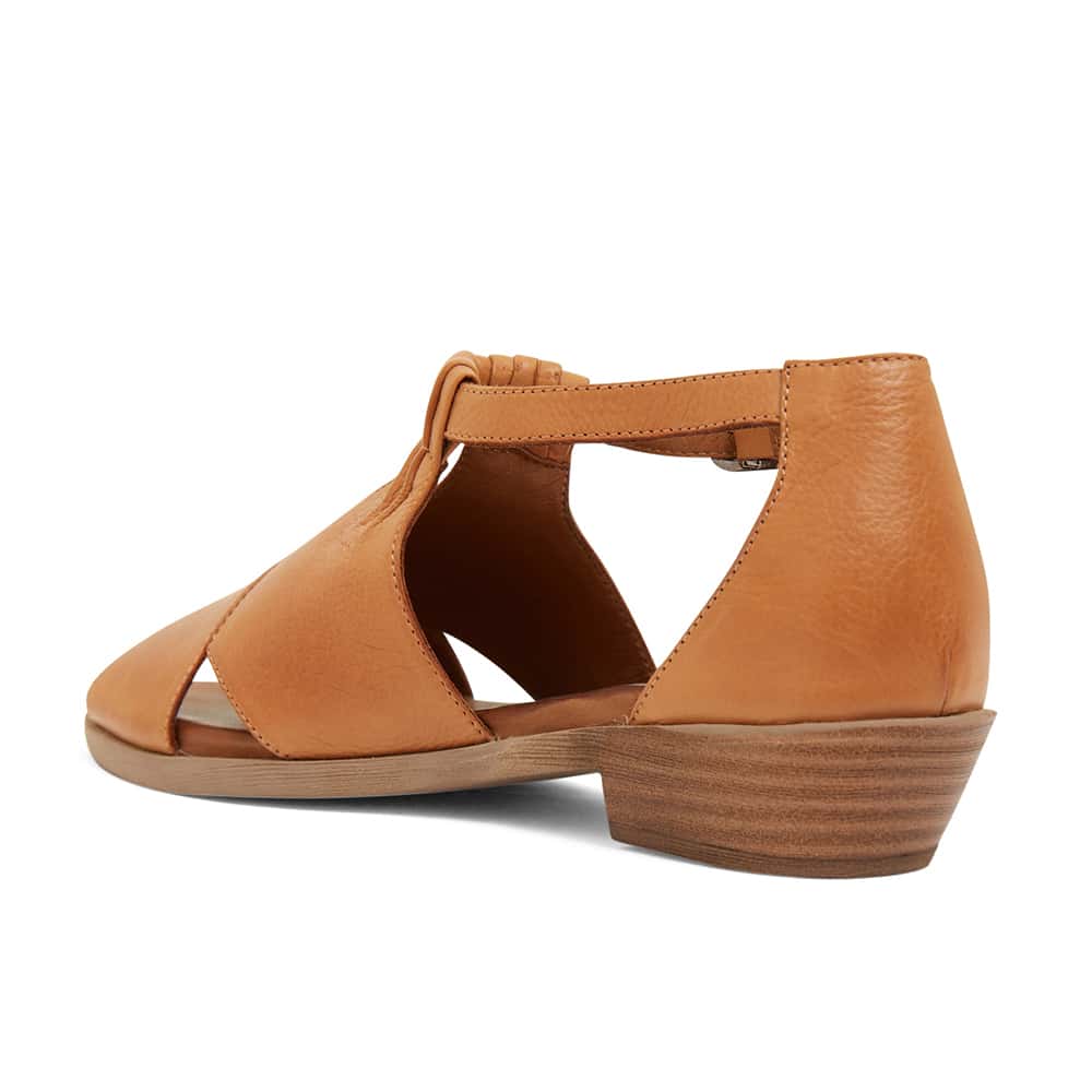 Laguna Sandal in Cognac Leather