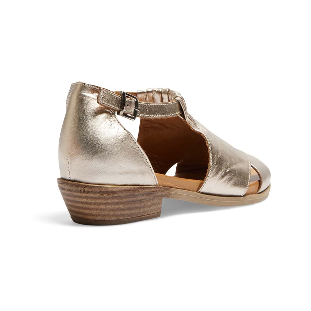 Laguna Sandal in Pewter Leather