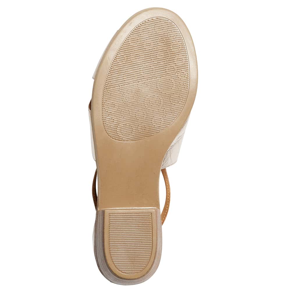 Laguna Sandal in Pewter Leather