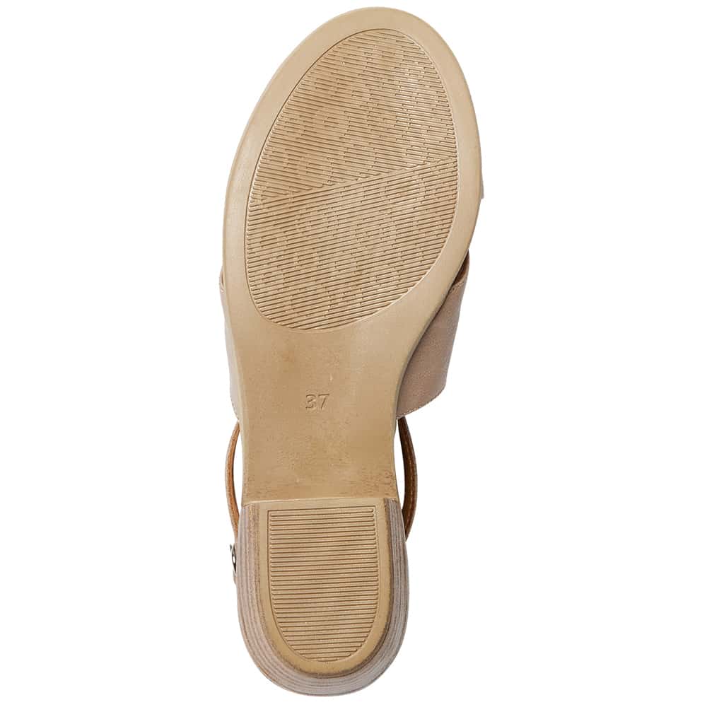 Laguna Sandal in Taupe Leather