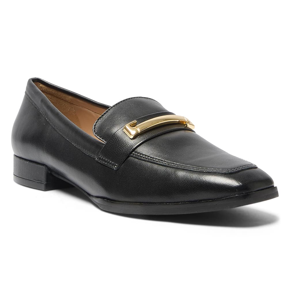 Leon Loafer in Black Leather