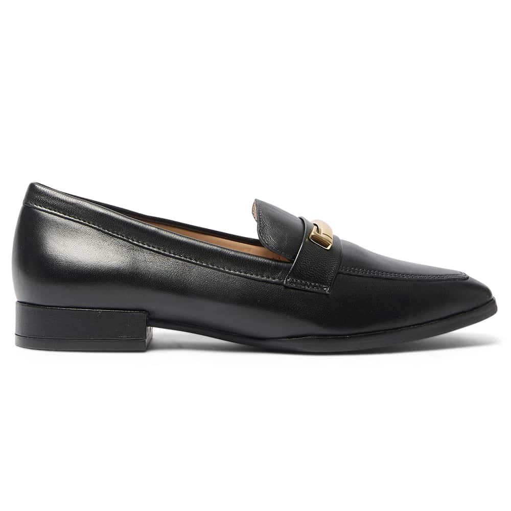 Leon Loafer in Black Leather