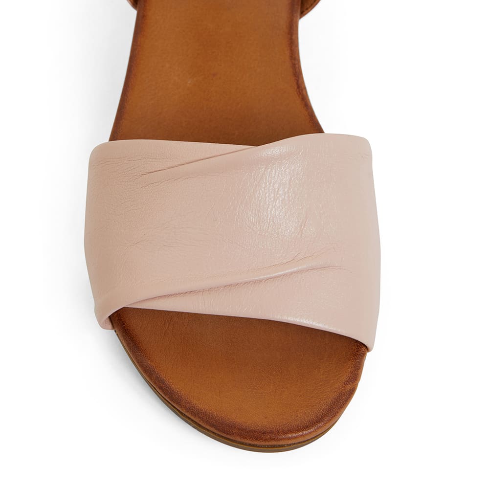 Maisy Heel in Blush Leather