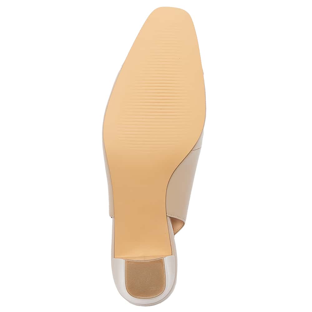 Nikita Heel in Nude Leather
