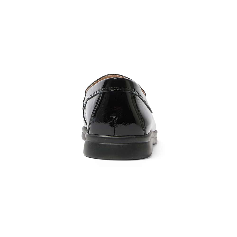Orlando Loafer in Black Crinkle Patent