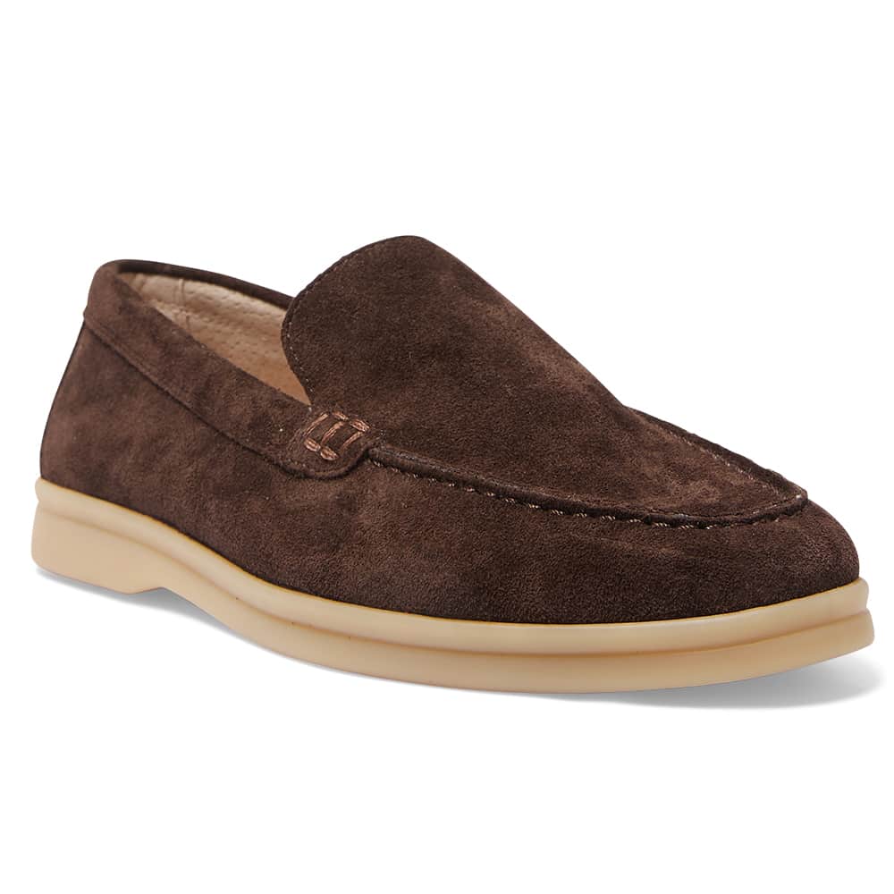 Orlando Loafer in Chocolate Suede Suede