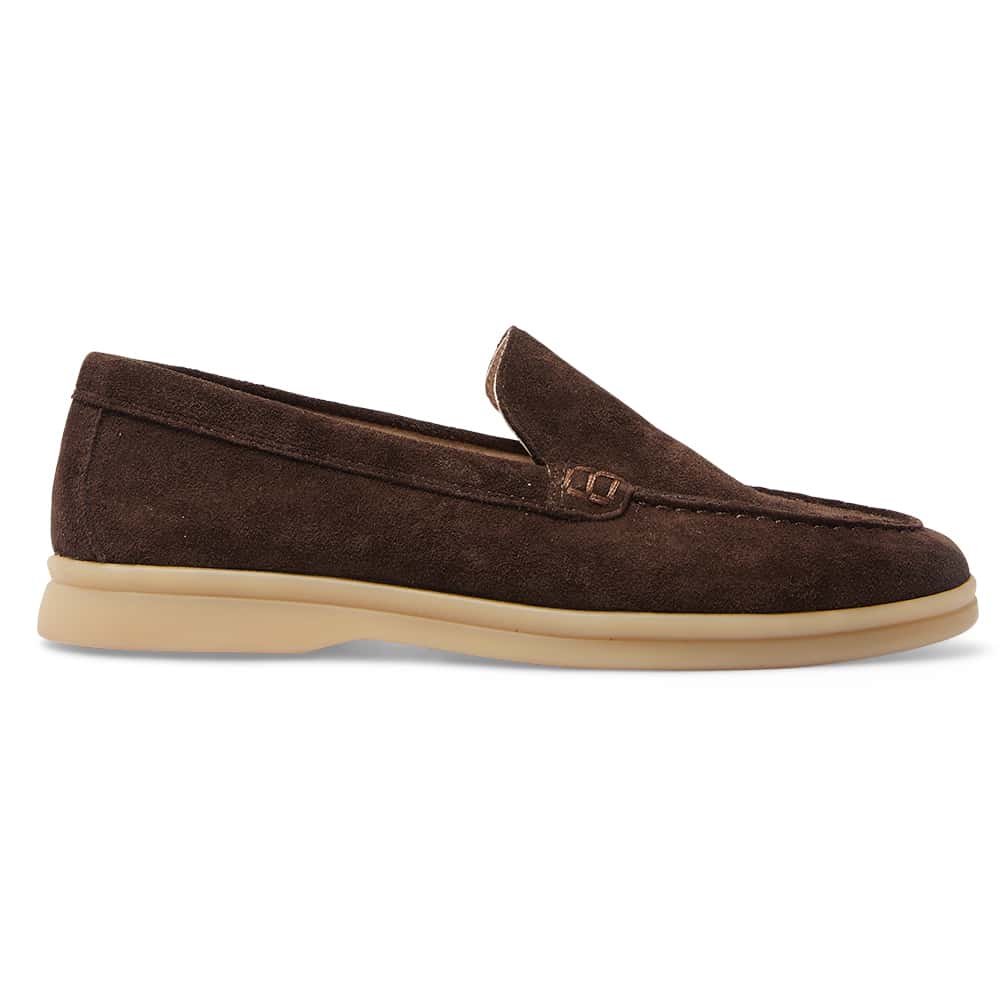 Orlando Loafer in Chocolate Suede Suede